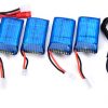 5pcs 37V 380mAh Battery and 5 in 1 USB Charging Cable for Hubsan H107 series UDI 816 JXD WLtoys